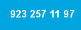 923 257 11 97 923 257 11 97